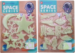 Világító dekoráció űr témával 30 x 21 cm