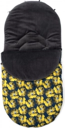 Gyermek téli lábzsák babakocsiba és autósülésbe NEW BABY sárga