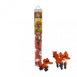 Plus-Plus róka – kreatív építőjáték 100 db tubusban