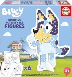 Kreatív készlet Bluey sablonokkal