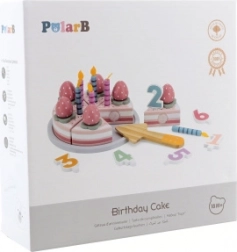 Vágásra alkalmas fa születésnapi torta POLARB a VIGA-tól
