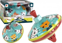 Fém pörgettyű állatmintákkal