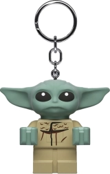 Lego star wars világító grogu (baby yoda) kulcstartó led-del
