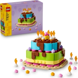 LEGO Iconic születésnapi torta