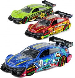 Versenyautó fém 11 cm