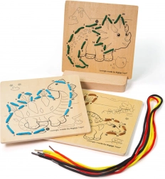 Dinoszauruszok szám szerinti fűzés