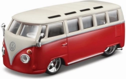 Bburago plus Volkswagen Van Samba piros