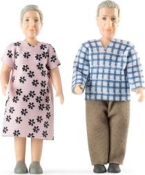 Lundby babaház figura szett – nagymama és Charlie nagypapa
