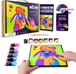 Okto nyuszi – vászonfestő készlet 30 × 30 cm