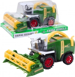 Gyermek kombájn vágóasztallal – zöld mezőgazdasági gép