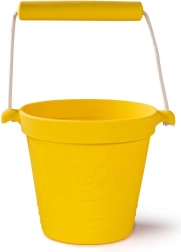 Szilikon strandvödör BIGJIGS TOYS – sárga