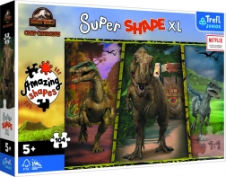 Puzzle XL Super Shape dinoszauruszok JURASSIC WORLD 104 darab