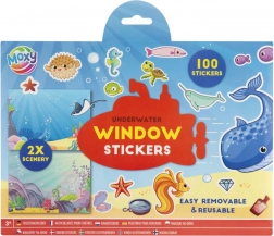 Kreatív ablakmatrica-készlet jelenetekkel