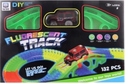 Pálya kisautóval elemmel