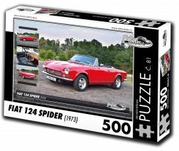 retro-autók puzzle fiat 124 spider (1973) – 500 darab