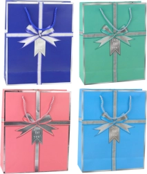 Ajándékpapír táska masnival Just for you 32 × 26 × 12 cm