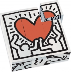Vilac fa építőkockák Keith Haring