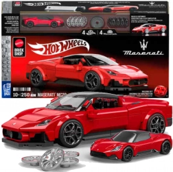Hot Wheels építőkészlet Maserati MC20 1:32 – 250 darab