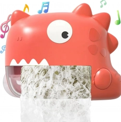 WOOPIE dinoszauruszos fürdőhab-készítő, narancssárga