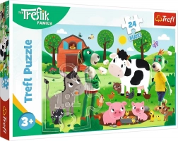 Puzzle 24 maxi Treflik család a vidéken TREFL