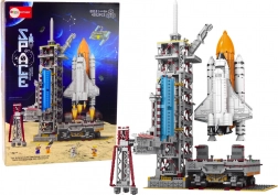 Építőkészlet Űrállomás rakétával és műholdakkal