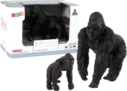 2 gorillafigura készlet – gorilla kölyökkel, A világ állatai sorozat