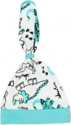 NICOL Dinosaur baba pamut sapka–kendő