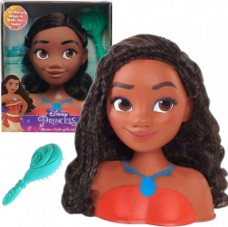 DISNEY PRINCESS VAIANA (MOANA) fésülhető fej kefével