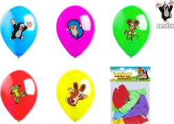 Felfújható lufik Vakond és barátai 30 cm, 5 db-os készlet