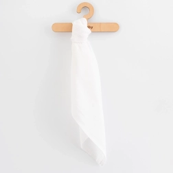 NEW BABY Standard textil pamutpelenka 80 × 80 cm, 10 db, fehér
