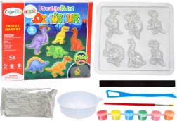 Kreatív készlet dinoszaurusz mágnesek készítéséhez