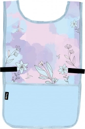 Kolibri mintás poncsó-kötény képzőművészeti órákhoz