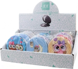 Zsebtükör bagoly mintával