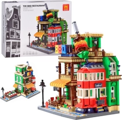 Világ építészete építőkészlet – BBQ étterem Párizs 1922 darab