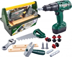 Gyermek szerszámkészlet Woopie fúróval, 15 eleme