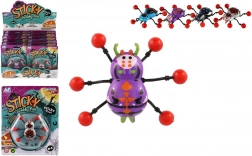 Üvegre mászó pók 8 × 6 cm, műanyag, 4 szín