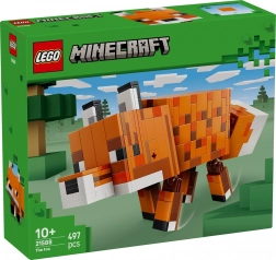 LEGO Minecraft róka – építőkészlet 10+ éves gyerekeknek