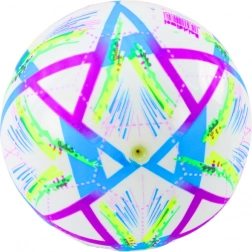 Gumilabda, lila, feltűnő mintákkal, 24 cm