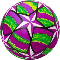 Lila gumilabda világító csillagokkal 24 cm