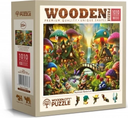 Wooden City Gombák csodavilága fa puzzle, 1010 darab