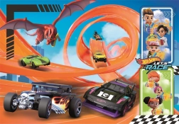Puzzle Hot Wheels 104 darabos Super Kolor