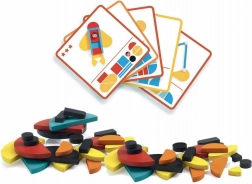 Mágneses kirakó Járművek gyerekeknek