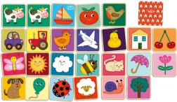 Fa memóriajáték Állatok a farmon