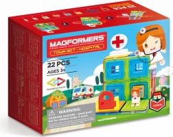 Magformers Városka: Kórház - 22 darab