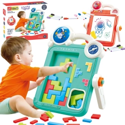 Woopie kétoldalas 2 az 1-ben rajztábla Tetris játékkal