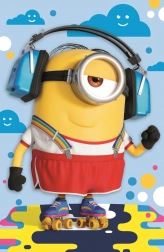 Trefl puzzle Minyonok korcsolyán, 54 darab