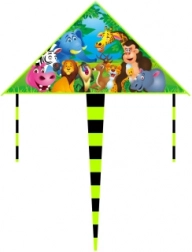 Safari mintás nylon sárkány 125 × 63 cm