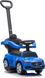 Mercedes 3 az 1-ben kismotor tolórúddal, kék