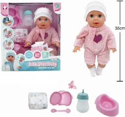 Tosia baba 35 cm iszik és pisil kiegészítőkkel