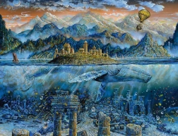 Bölcs bálna – puzzle, 2000 darab